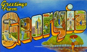 georgia postcard